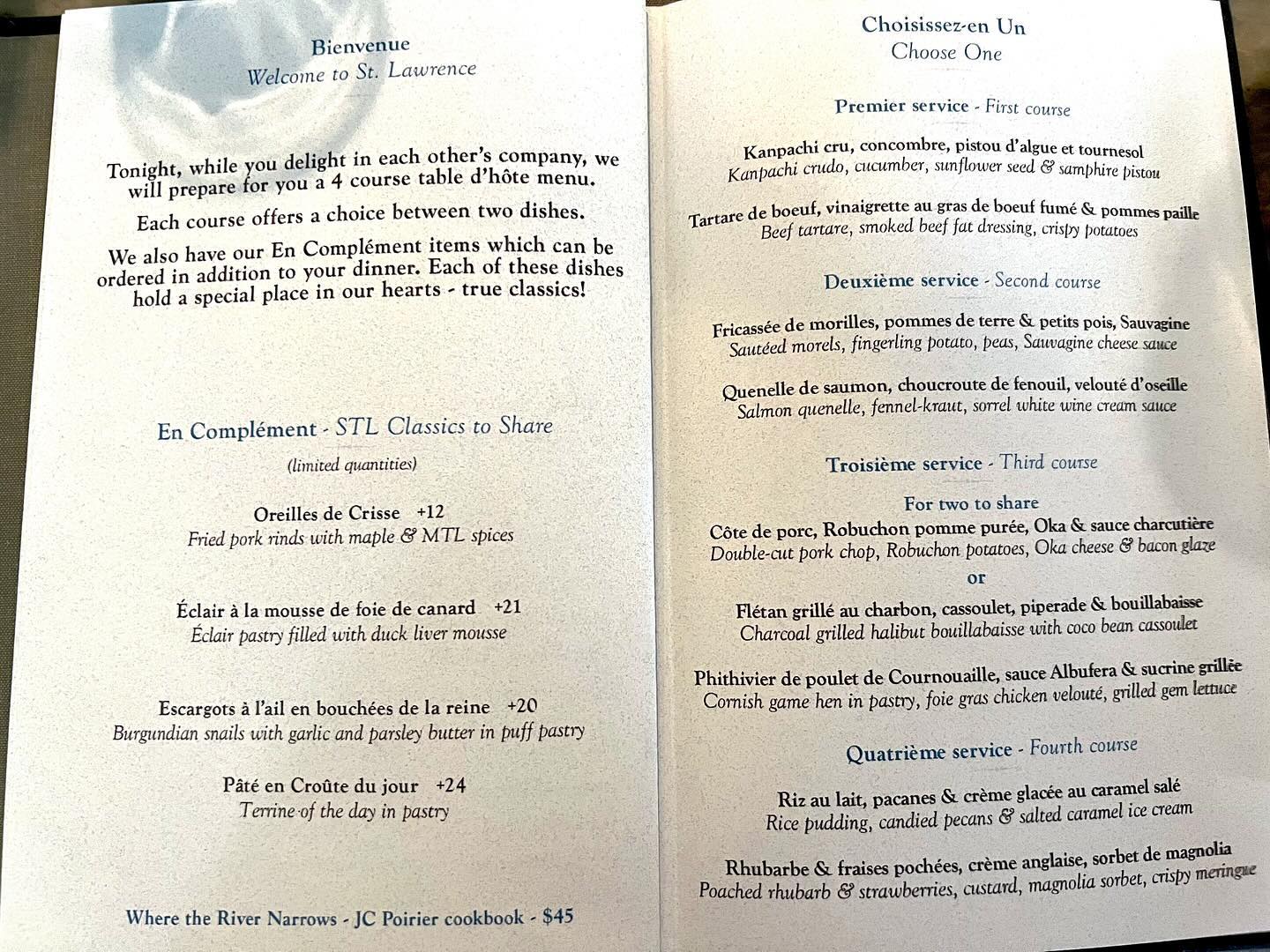 Located steps away from the beautiful Gastown district of downtown Vancouver, St Lawrence Restaurant is a unique French 